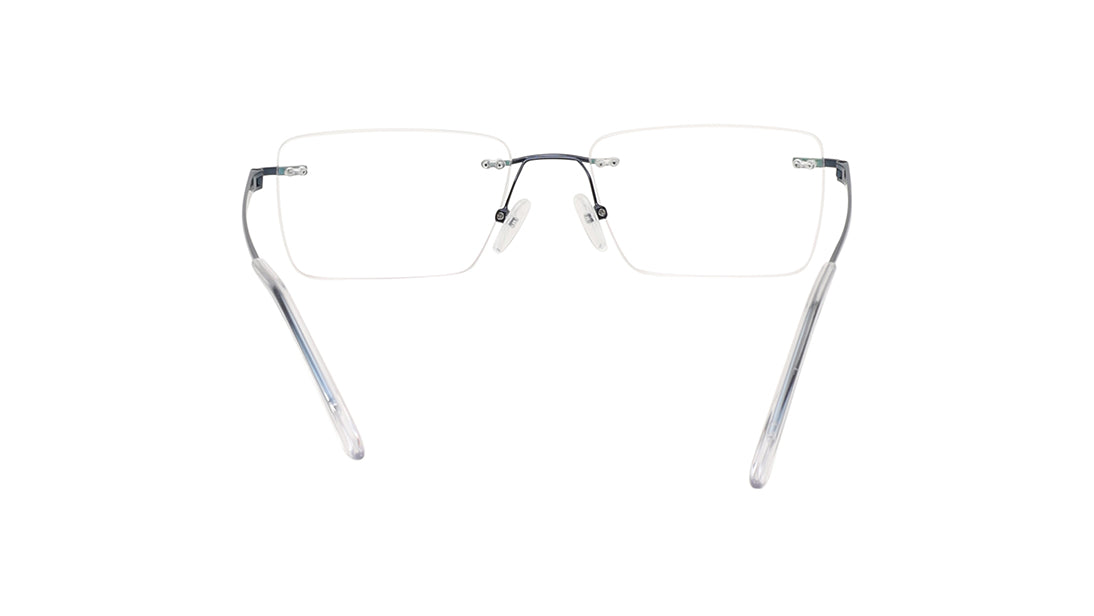 Square Rimless Unisex Eyeglasses (TC1096URM3MBLV|53)