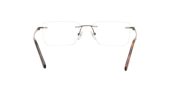Square Rimless Unisex Eyeglasses (TC1096URM4MBRV|53)