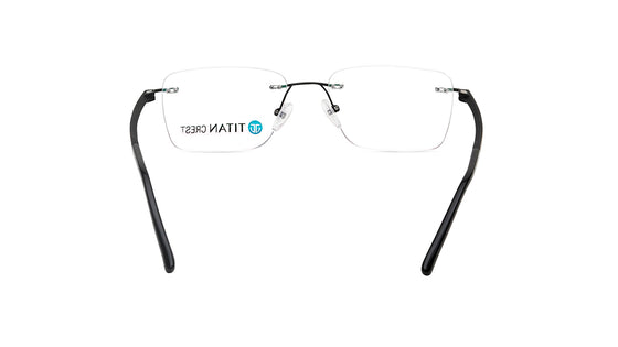Square Rimless Unisex Eyeglasses (TC1097URC1MBKV|53)