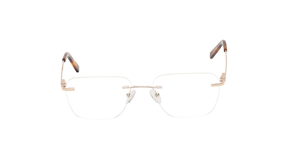 Square Rimless Unisex Eyeglasses (TC1099URM1MRGV|53)