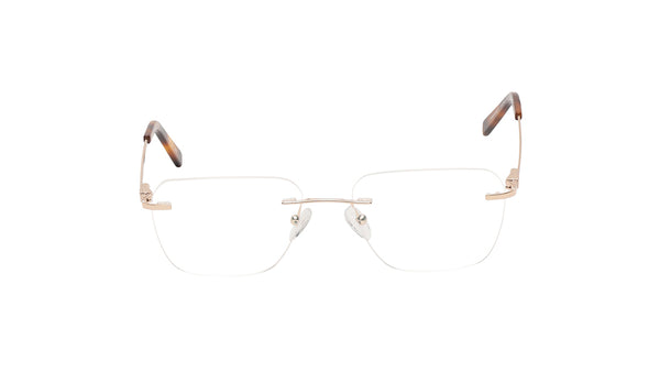 Square Rimless Unisex Eyeglasses (TC1099URM1MRGV|53)