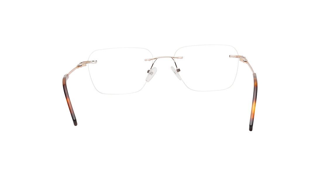 Square Rimless Unisex Eyeglasses (TC1099URM1MRGV|53)