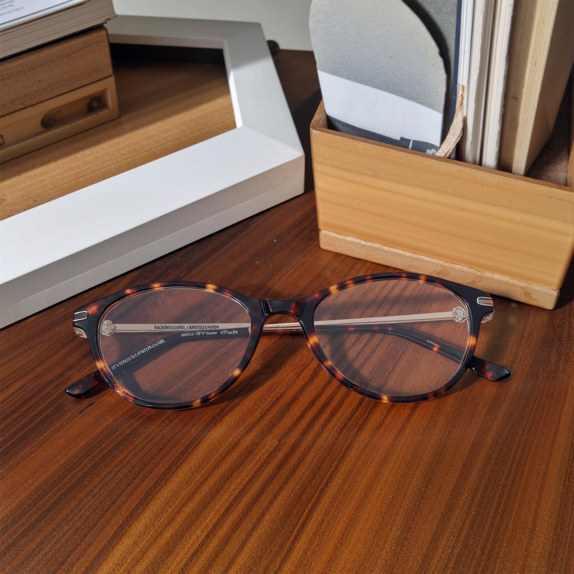 Brown CatEye Rimmed Women Eyeglasses (TC1101WFC1MBRV|52)