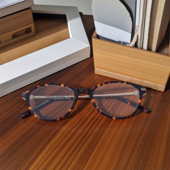 Brown CatEye Rimmed Women Eyeglasses (TC1101WFC1MBRV|52)