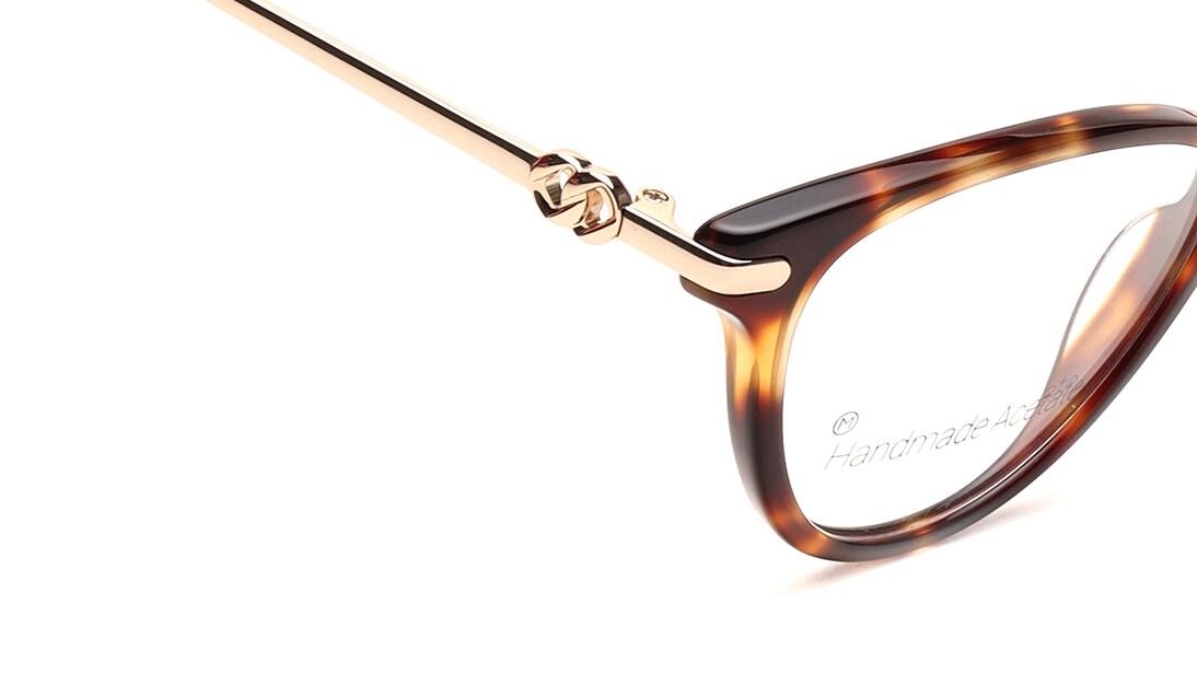 Brown CatEye Rimmed Women Eyeglasses (TC1101WFC1MBRV|52)