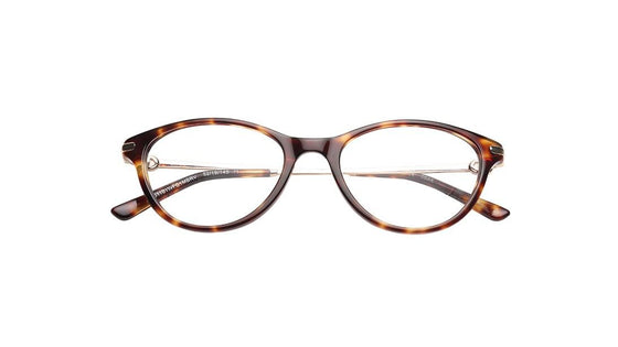 Brown CatEye Rimmed Women Eyeglasses (TC1101WFC1MBRV|52)