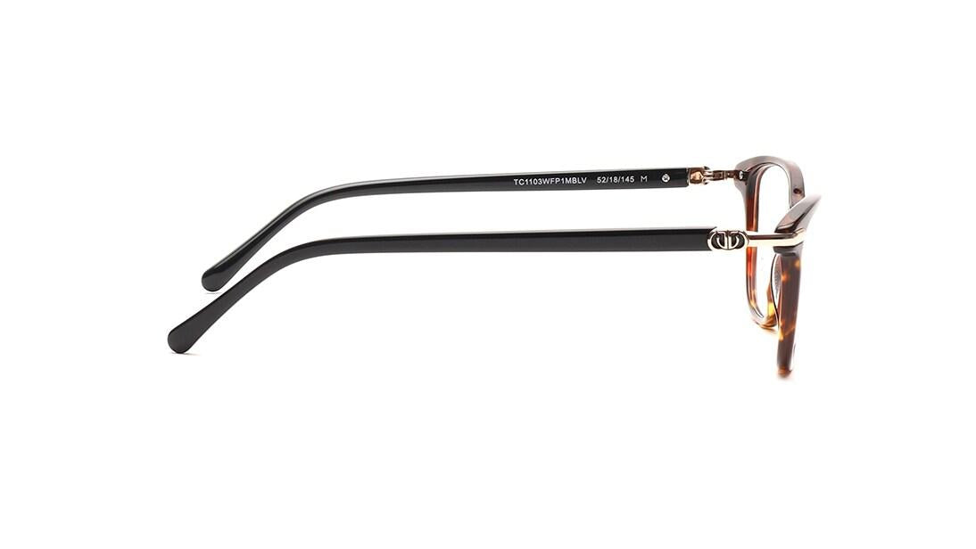 CatEye Rimmed Women Eyeglasses (TC1103WFP1MBLV|52)