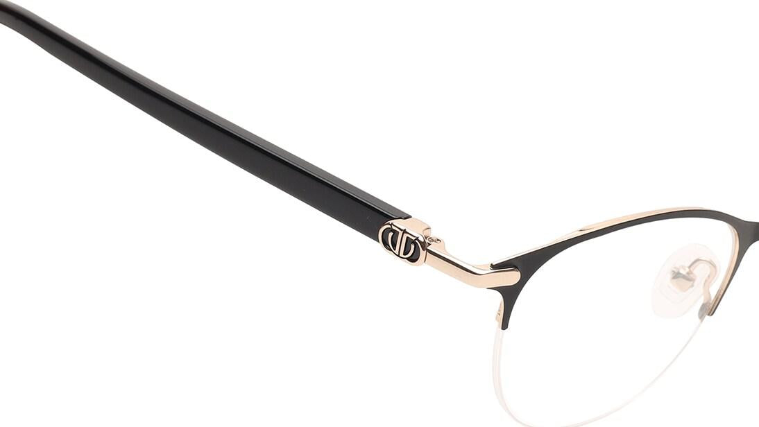 CatEye Semi-Rimmed Women Eyeglasses (TC1104WHP2MBKV|51)