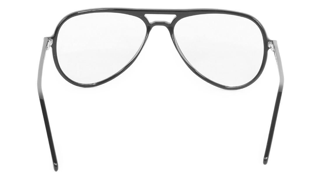 Black Aviator Rimmed Eyeglasses (TF1001UFP1|55)