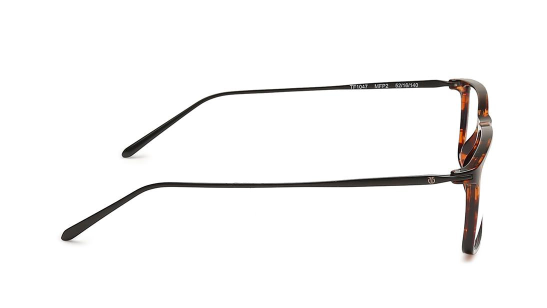 Brown Orange Square Rimmed Eyeglasses (TF1047MFP2|52)