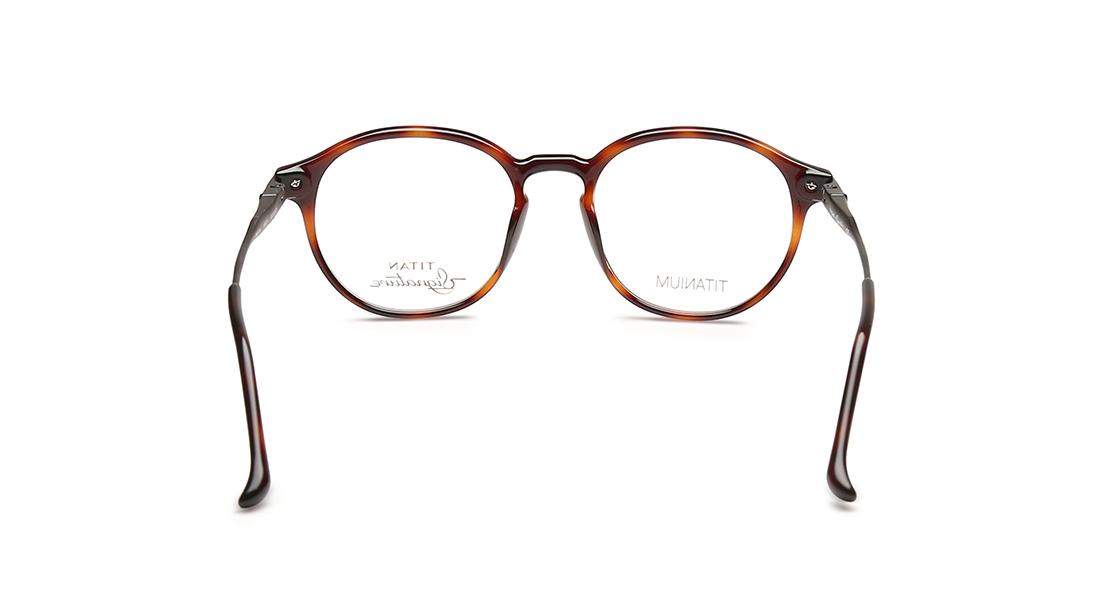 Brown Yellow Round Rimmed Eyeglasses (TF1116MFC1|49)