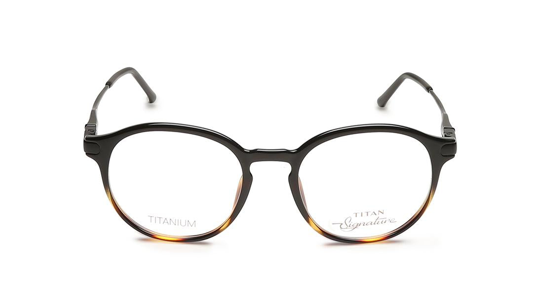 Black Round Rimmed Eyeglasses (TF1116MFC2|49)