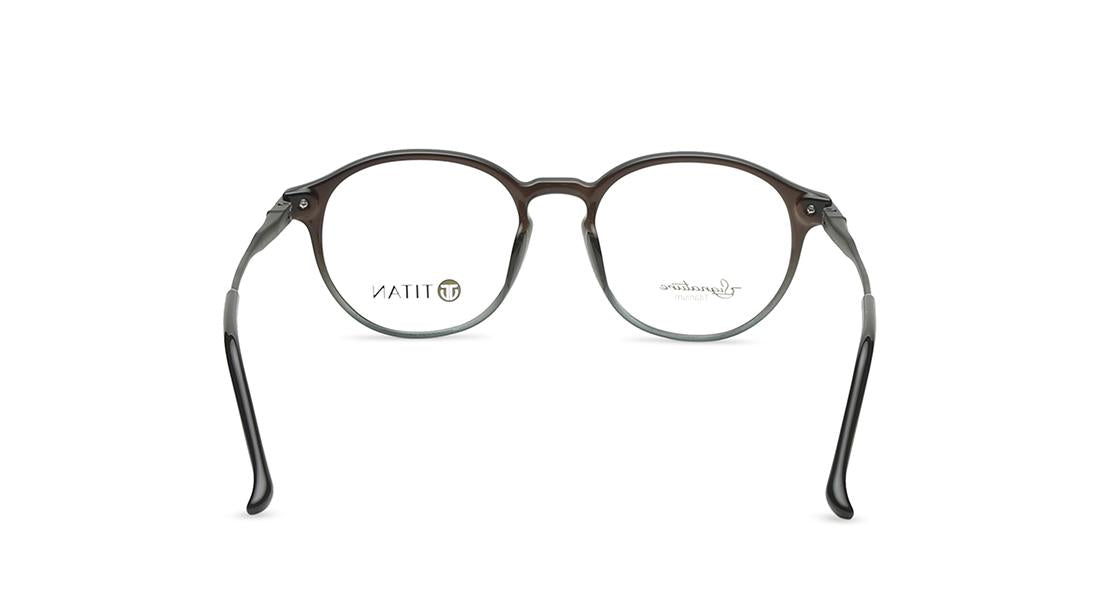 Brown Round Men Eyeglasses (TF1116MFC3V|49)