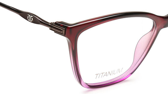 Purple Cateye Rimmed Eyeglasses  (TF1117WFC3|51)