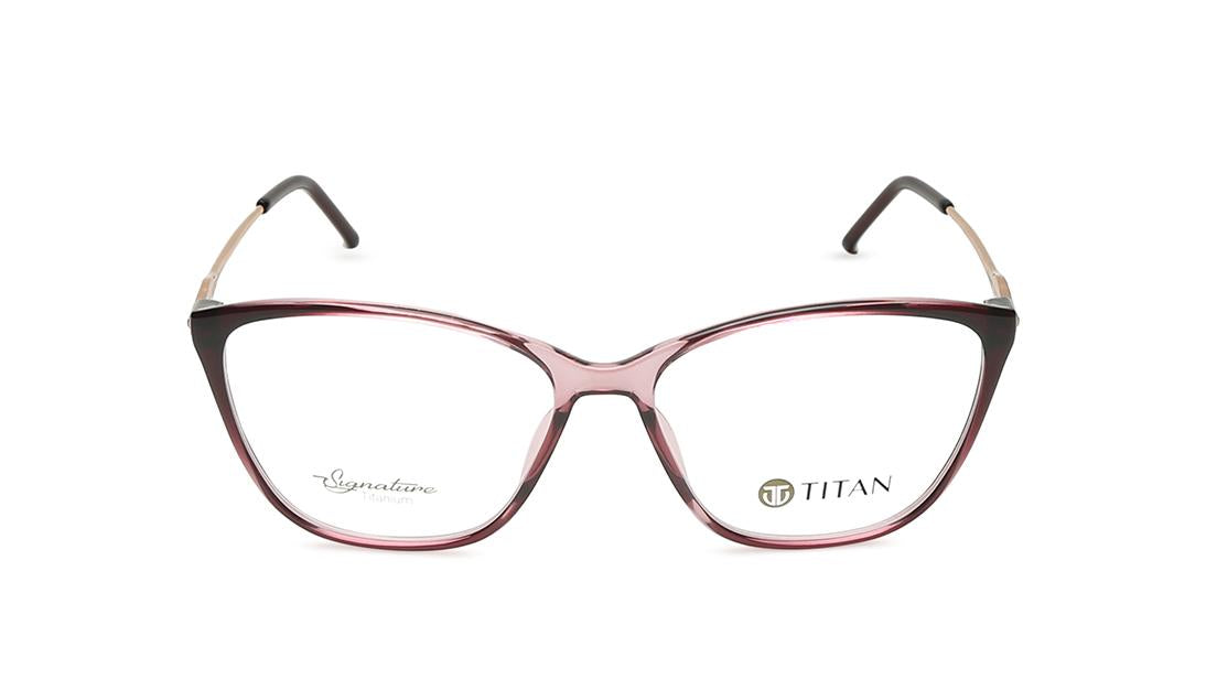 Purple Square Women Eyeglasses (TF1117WFC5V|54)