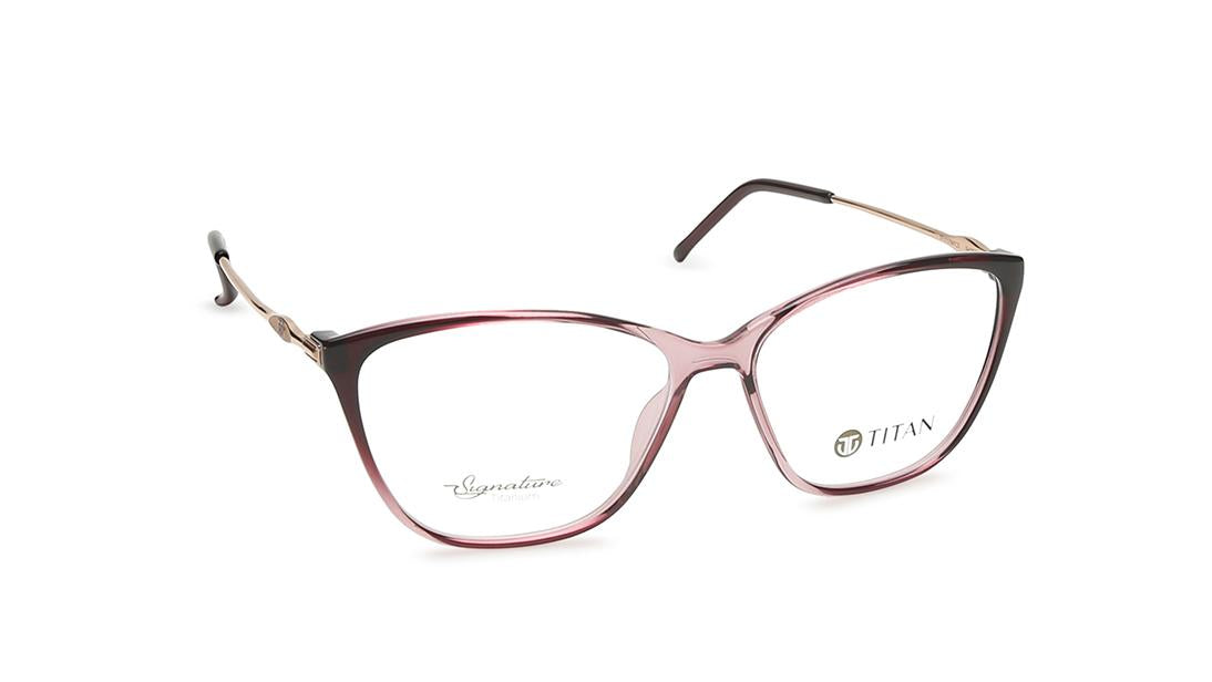 Purple Square Women Eyeglasses (TF1117WFC5V|54)