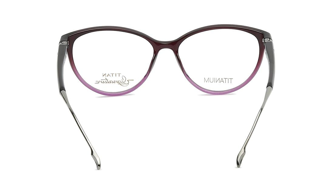 Purple CatEye Women Eyeglasses (TF1118WFC3V|50)