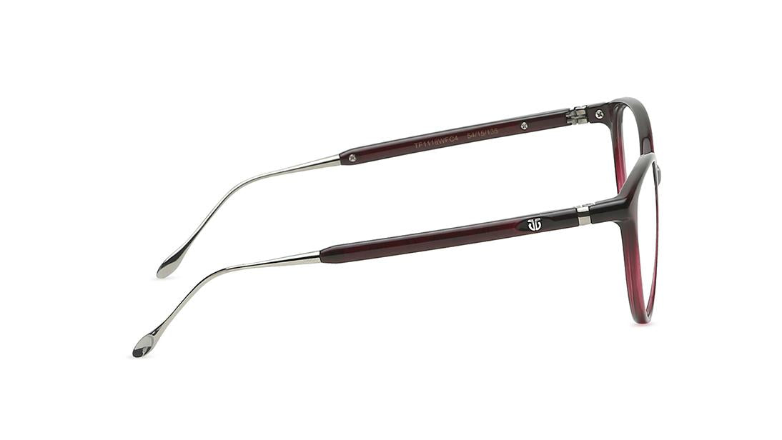 Maroon CatEye Rimmed Eyeglasses(TF1118WFC4V)