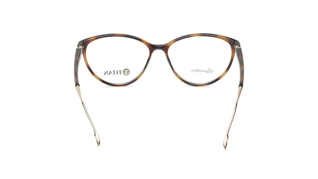 Brown CatEye Women Eyeglasses (TF1118WFC5V|54)