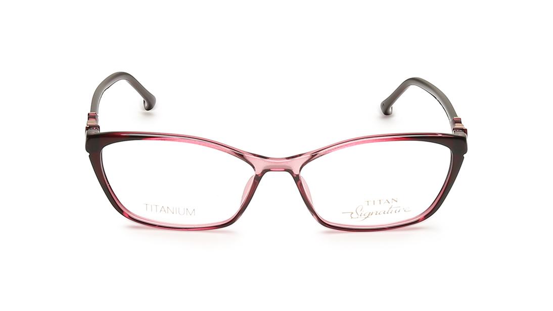 Purple Crytal Cateye Rimmed Eyeglasses  (TF1119WFC2|52)