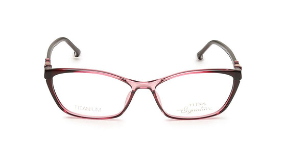 Purple Crytal Cateye Rimmed Eyeglasses  (TF1119WFC2|52)