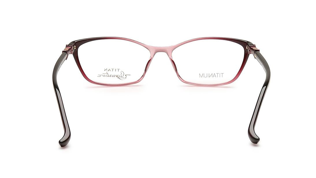 Purple Crytal Cateye Rimmed Eyeglasses  (TF1119WFC2|52)