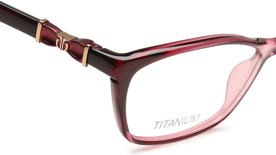 Purple Crytal Cateye Rimmed Eyeglasses  (TF1119WFC2|52)