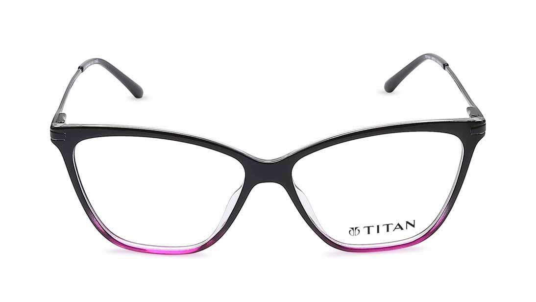 Black Cateye Rimmed Eyeglasses  (TF1134WFC2|54)