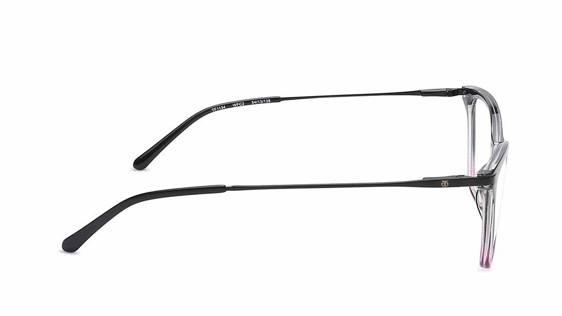 Black Cateye Rimmed Eyeglasses  (TF1134WFC2|54)