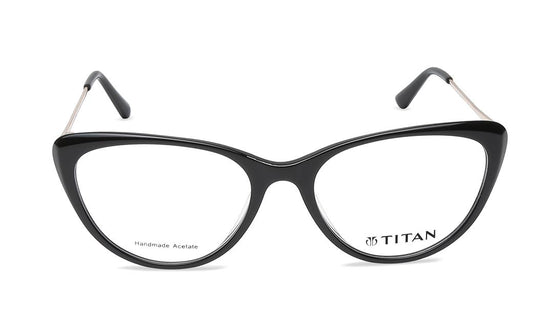 Black Cateye Rimmed Eyeglasses  (TF1147WFC1|51)