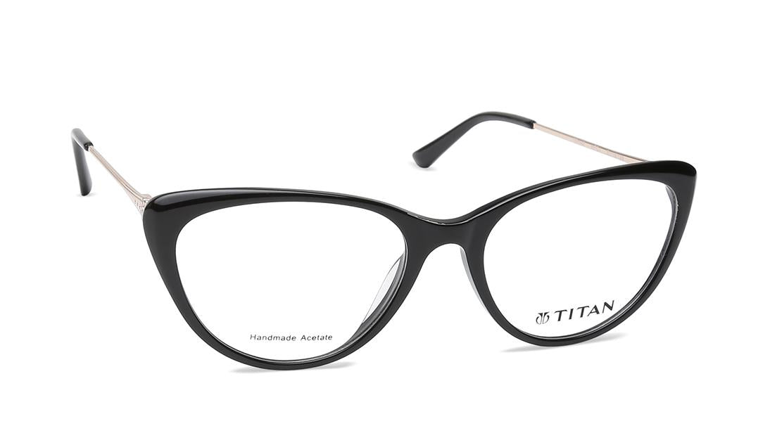 Black Cateye Rimmed Eyeglasses  (TF1147WFC1|51)