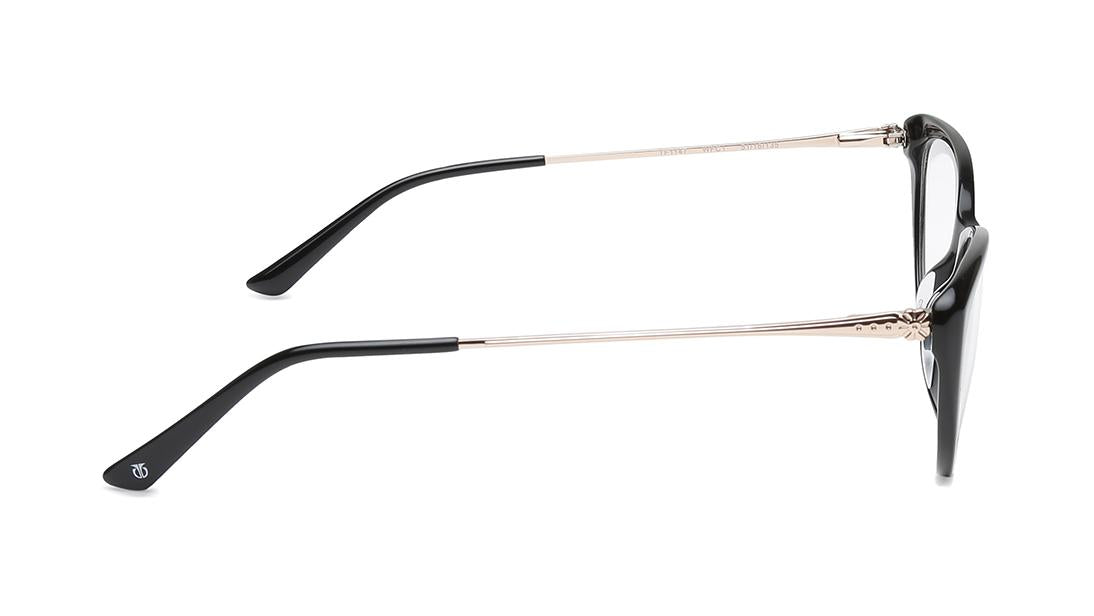 Black Cateye Rimmed Eyeglasses  (TF1147WFC1|51)
