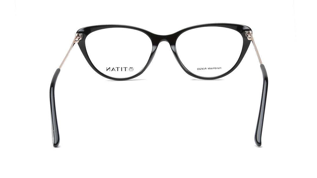 Black Cateye Rimmed Eyeglasses  (TF1147WFC1|51)