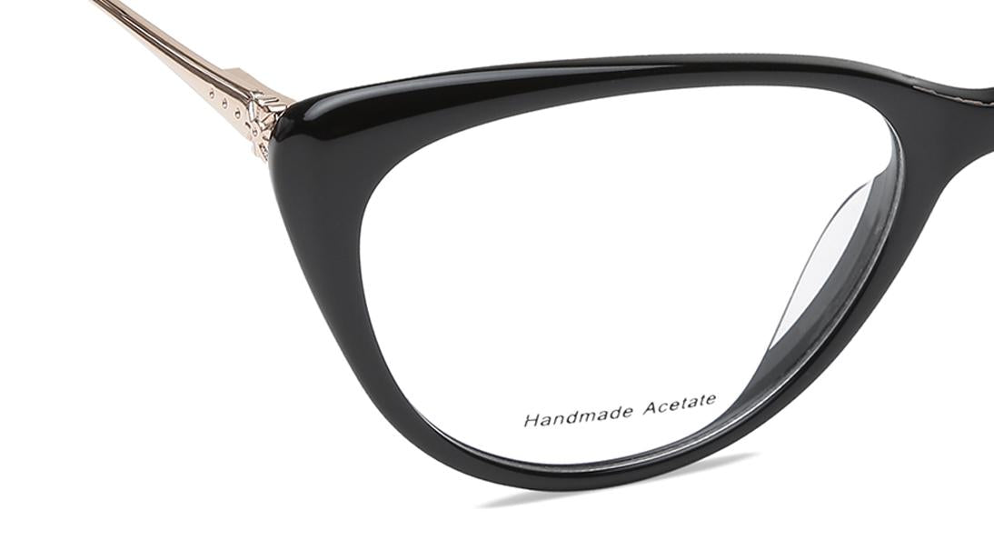 Black Cateye Rimmed Eyeglasses  (TF1147WFC1|51)