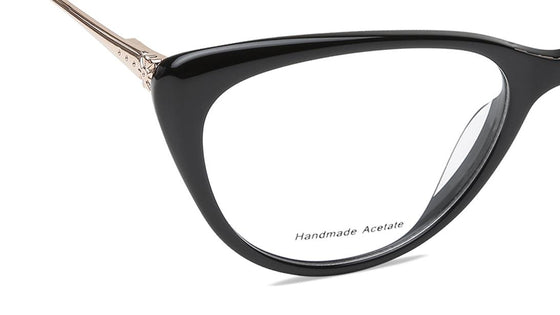 Black Cateye Rimmed Eyeglasses  (TF1147WFC1|51)