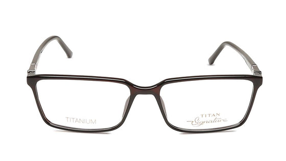 Black Rectangle Rimmed Eyeglasses (TF1150MFC1|54)