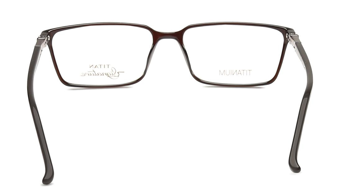 Black Rectangle Rimmed Eyeglasses (TF1150MFC1|54)