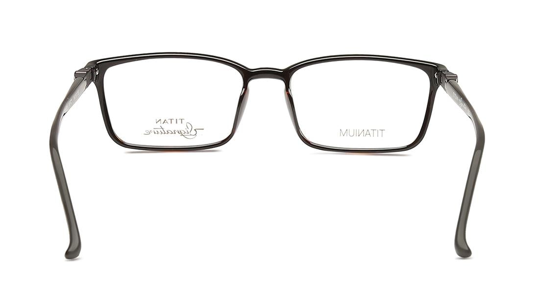 Black Rectangle Rimmed Eyeglasses (TF1151MFC1|54)