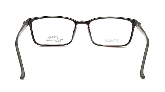 Black Rectangle Rimmed Eyeglasses (TF1151MFC1|54)