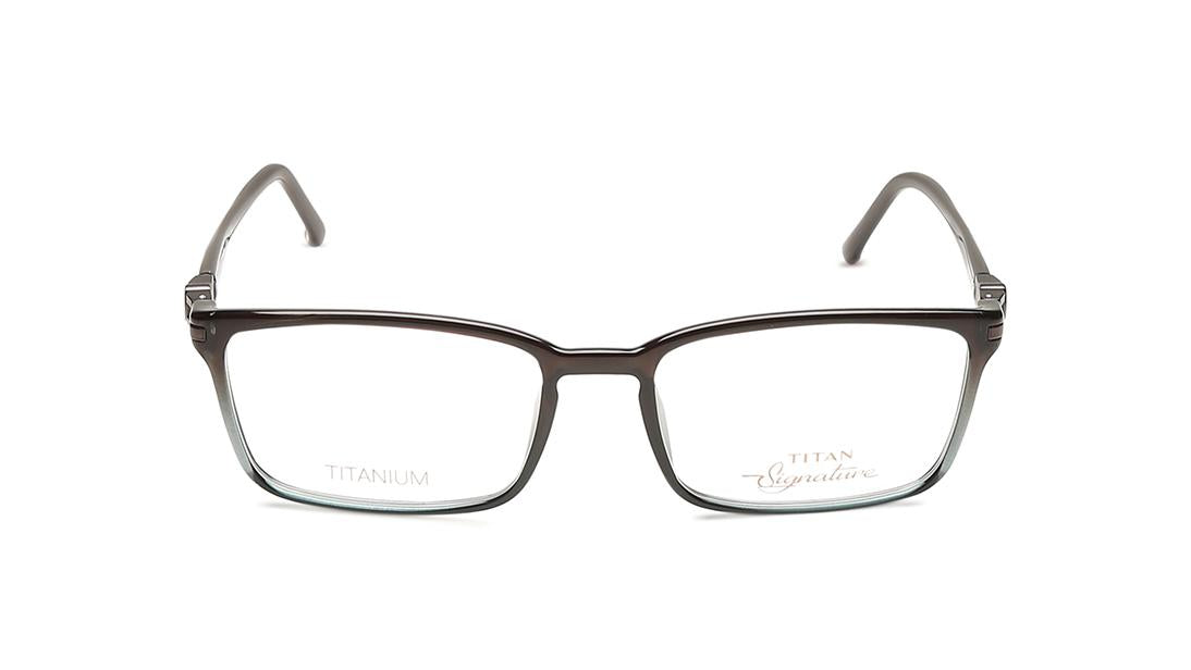 Black Rectangle Rimmed Eyeglasses (TF1151MFC2|54)