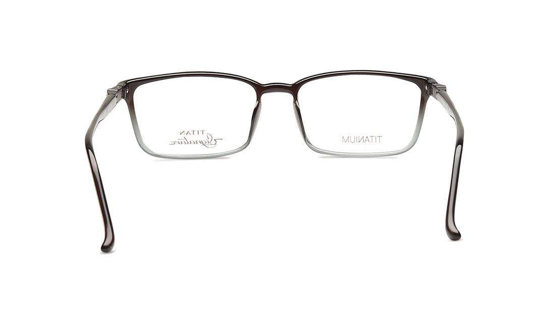 Black Rectangle Rimmed Eyeglasses (TF1151MFC2|54)