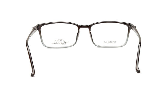 Black Rectangle Rimmed Eyeglasses (TF1151MFC2|54)