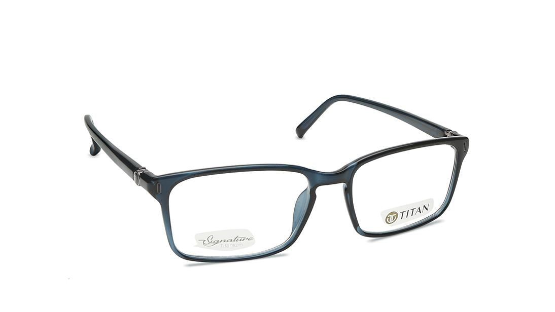 Green Rectangle Men Eyeglasses (TF1152MFC1V|53)