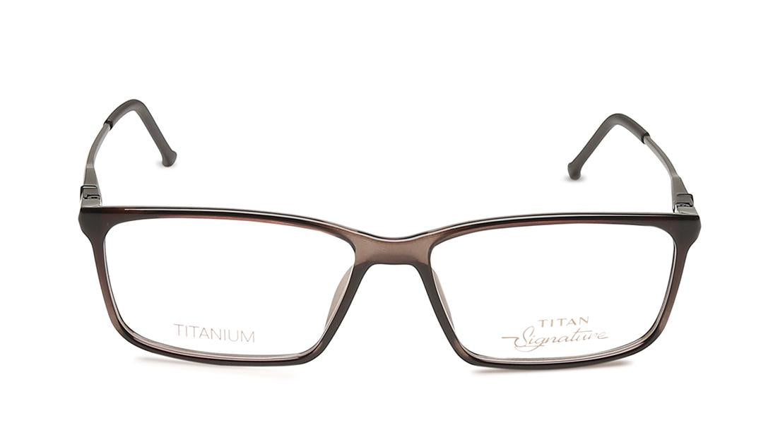 Black Rectangle Rimmed Eyeglasses (TF1153MFC1|54)