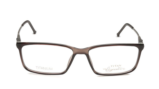 Black Rectangle Rimmed Eyeglasses (TF1153MFC1|54)