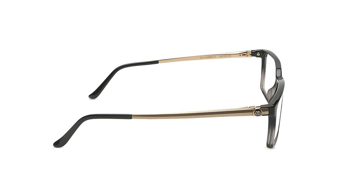 Black Rectangle Men Eyeglasses (TF1154MFC1V|53)