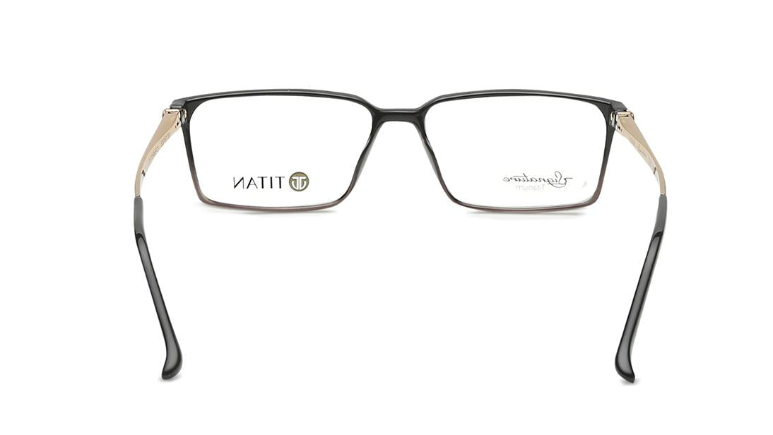 Black Rectangle Men Eyeglasses (TF1154MFC1V|53)