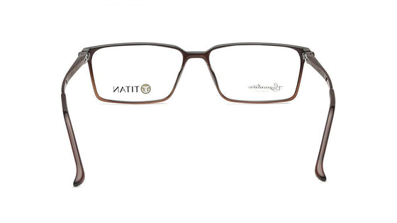 Brown Rectangle Men Eyeglasses (TF1154MFC2V|53)