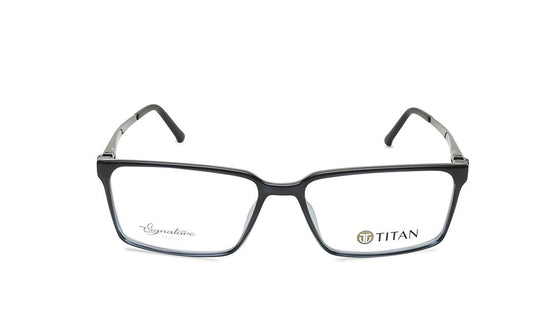 Black Rectangle Rimmed Eyeglasses (TF1154MFC3V|53)