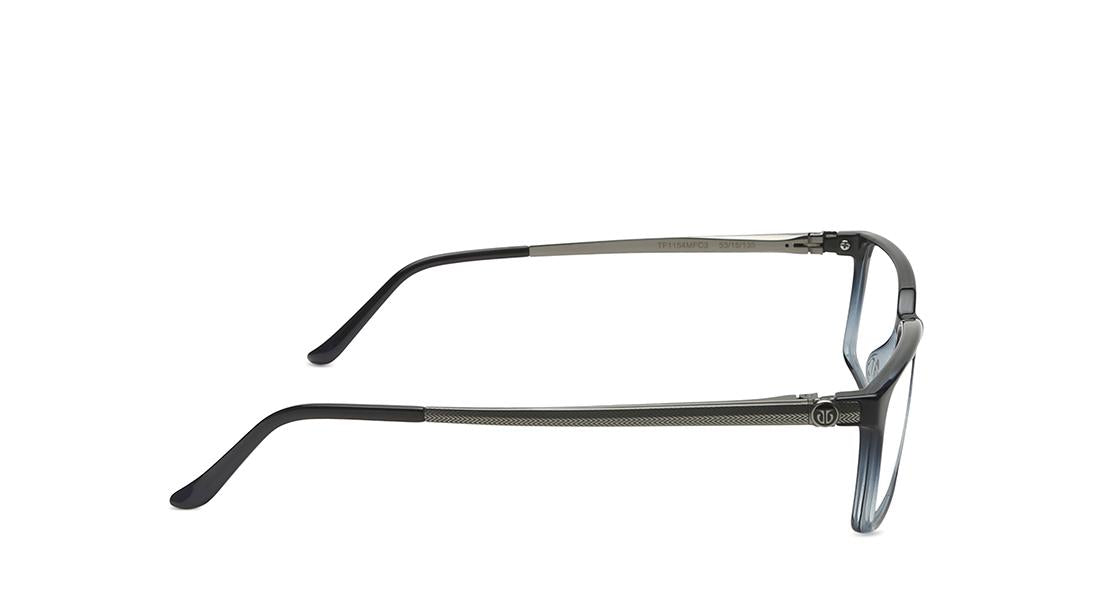 Black Rectangle Rimmed Eyeglasses (TF1154MFC3V|53)